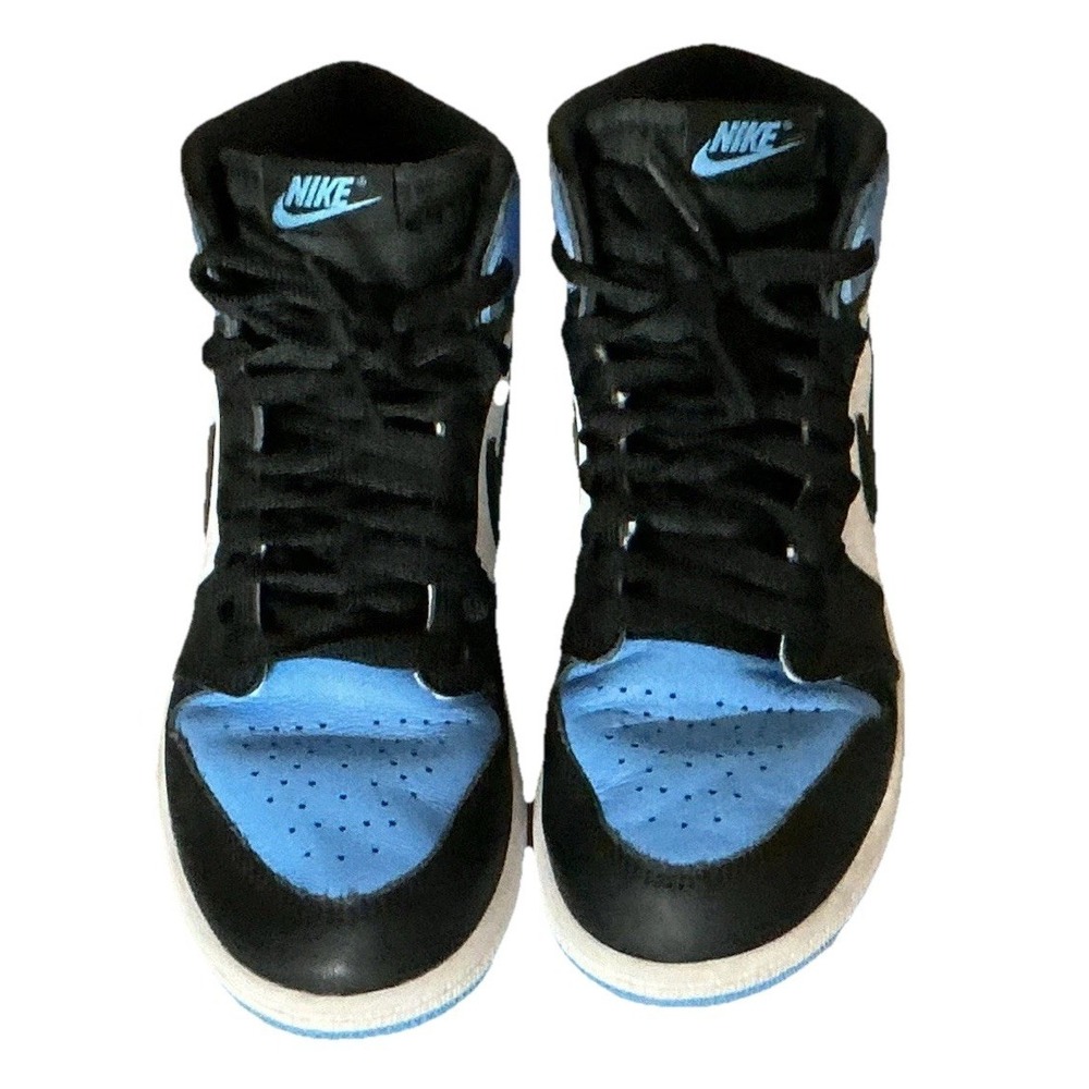 Air Jordan 1 Retro High‎ OG Shoes Youth Size US 3Y FD1412-400 UNC Toe Sneakers